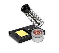 Soldering Iron Holder,Soldering Iron Stand Spring Holders Support Solder with Brass Wool Soldering Tip Cleaner and Cleaning Sponge