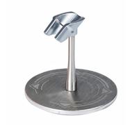 Soldering Iron Holder Stainless Steel for TS100 SA80 Compact 3 mm Base Non-Slip Feet 6 cm Height 6.5 cm Diameter Portable Silver Suitable for Home Work on the Go