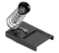 Soldering Iron Holder Stand Support Station Heavy Duty Metal Base for Soldering Work Black Color Compact Size 1pc