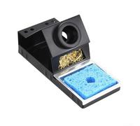 Soldering Iron Holder with Cleaning Sponge - Longlasting Metal Stand for General Use - Simple to Use Heat-Resistant Storage Solution