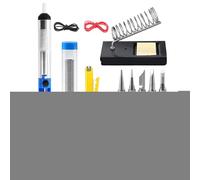 Soldering Iron Kit - 60W 230V Adjustable Digital Soldering Kit for Stained Glass Electronics Jewellery Guitars and Watches
