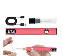 Soldering Iron Kit - Soldering Pen Welding Tools Solder Iron, Adjustable Voltage Rechargeable Pen | Fast Heating Device for Electronic Repair Circuit Board Hobbyist Engineering Laboratory School