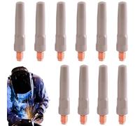 Soldering Iron Nozzle, Soldering Nozzle Set,10 Welding Torch Nozzle Replacement | Welding Torch Attachment with Non-Stick Coating Protection Against
