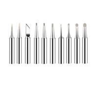 Soldering Iron Soldering Iron Tips, 10Pcs Soldering Tips Kit, 900M Soldering Tips Replacement Solder Iron Tips Kit for Hakko, Atten, Quick, Aoyue, Yihua, Vastar, Sywon, Tabiger, Soaiy