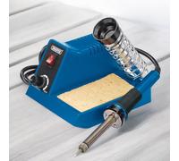 Draper 230v Soldering Station | 40 W Multipurpose Soldering-iron Stand | Overheat Protection | Tip Sponge | Heat Output Dial | 61478