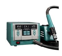 Soldering Iron Station with Digital Display, 1500W Adjustable Temperature 100-500°C, 1-120 Air Volume Levels, Maximum Airflow 128L/min for Electronics Repair