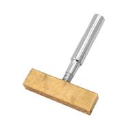 Soldering Iron T Shape Tip Head Spare Part Hot Press Tool for Repairing Soft Wires Without Strip, Tip 5.3x3.5cm