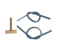 Soldering Iron T Tip T-Head with Rubber Cable Hot Press for LCD Screen Repair - 60W Copper Replacement Tip, Includes 2 Hot Press Strips and 3pcs Set