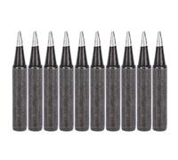 Soldering Iron Tips Replacement, 10Pcs Inner Heating Type 900M - T - 1.2D Black - Quick Heating, High Temperature Resistance, Ideal for Large Welding Areas