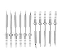 Soldering Iron Tips Stainless Steel Mini Pen Type Replacement for TS100 Soldering Iron (Set of 11 TS100 Soldering Iron Tips)