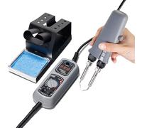 Soldering Iron with Adjustable Temperature 200-480℃, Mini Soldering Station, Digital Display, 10-Minute Auto Sleep, Ideal for BGA SMD Repair