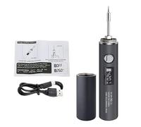 Soldering Kit 5 Temperature Settings Adjustment - Soldering Welding Iron Kit - Digital Display Portable Welding Tools with Light for Component Testing Circuit Board Assembly Electronics Repair Worksho