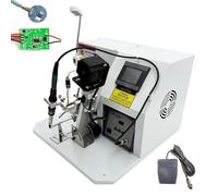 Soldering Machine, Semi-Automatic with Pedal Control, Pneumatic Solder Iron, Digital Temperature Control for Circuit Board & Electronics Repair