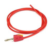 Soldering Made Simple Enjoy the Benefits of Fast Connecting Bananas at a Capacity of Up to 32A With Flexible Cables (1m Red)