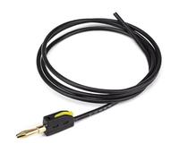 Soldering Made Simple Enjoy the Benefits of Fast Connecting Bananas at a Capacity of Up to 32A With Flexible Cables (1m Black)