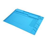 Soldering Mat Electronics Repair Mat,17.7 x 11.8in Magnetic Repair Work Mat Heat Resistanting Soldering Station Mat Expand Work Area Pad for Electronics Computer