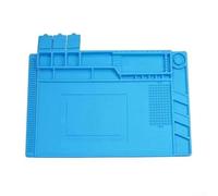 Soldering Mat Heat Resistant Silicone Repair Pad 17.7" x 11.8" Electronic Work Station Mat for Welding Maintenance 932°F