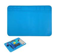 Soldering Mat, Silicone Work Mat 30x20cm 500℃ Heat Resistant Insulation Mat, Anti Static Magnetic Electronics Repair Mats with Grids for Phone, Computer, Electronics, Watch Repair, Soldering Iron