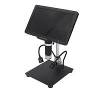 Soldering Microscope, Adjustable Brightness, Digital Electron Microscope, 1600X Stable Base, 178 Degree Viewing Angle with Industrial Remote Control