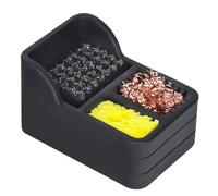 Soldering Plate Cleaner, Brass Wire with Multipurpose, Heat Resistant Scrubbing Tool, Coil Metal Cleaning Ball with Holder for Workbench Component Assembly, Hobby Building Kit, Electric