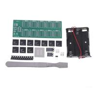 Soldering Practice Board Kit Decimal Flowing Light Training Set for Beginners DIY Electronics for smd Components STEM Education Project Standard Size(B)