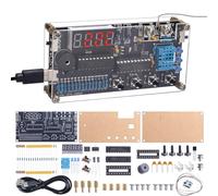 Soldering Practice Kit, Dc 4.5V-5V K-Type Thermocouple Digital Temperature and Humidity Sensor with High Low Temperature Warnings, DIY Electronics Thermocouple Kits for Adult Learning and Practice