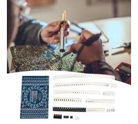 Soldering Practice Kit for Components, DIY PCB Board with LED Running Water Circuit for Electronics Training, 90x60mm for Tin-Plated Project Board