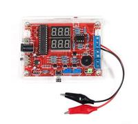 Soldering Practice Kit Multifunctional Electronic Instrumentation DIY Assembly for STEM Education School Projects with Housing Red Standard Size(Without housing)