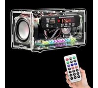 Soldering Practice Kits, FM Radio Kit, DIY Bluetooth Speaker Kit (Transparent)