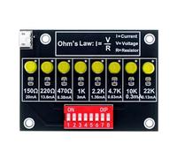 Soldering Practice Set for Practical Electronic Circuit Project Resistor Training Board Beginners Safe Learning Soldering Practice