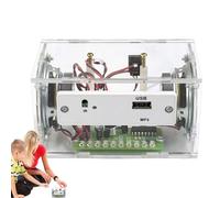 Soldering Practice Speaker Kit - Sound Amplifier, DIY Electronic Project Learning Circuit Solder Board, Learning Current and Resistance Relationship, Remote Control, Storage Modes, FM Radio