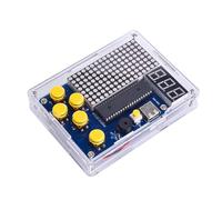 Soldering Project Game Kit Electronic with 4 Game and Acrylic Case, for Practice Electronic