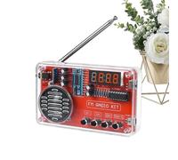 Soldering Project Kit,FM 87-108MHz LED Display Portable Radio with Headphone Jack - Solder Learning Kit | for on the go, road trip, mountains, RV, truck, boat, car and home