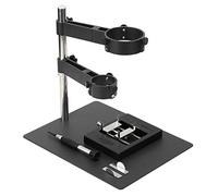 Soldering Stand, Air Heat Gun Movable Bracket Fixed Support Hot Air Rework Station Hot Air Soldering Station Soldering Welding Auxiliary Jig Tools for Rework Soldering Station