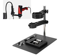 Soldering Stand, Air Heat Gun Movable Bracket Fixed Support Soldering Welding Auxiliary Jig Tools Hot Air Rework Station Hot Air Soldering Station for Rework Soldering Station