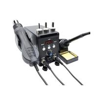 Soldering Station 2 in 1 Digital ESD Hot Air Blower Heat Gun Welding Solder Iron SMD Desoldering Rework Station Tools(KIT3)