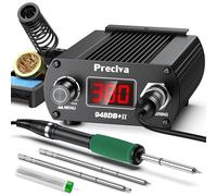 Soldering Station, 75W Preciva Digital Soldering Station, Plug-in Soldering Tips, 200-480℃, 6 Modes