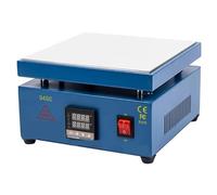 Soldering Station 850W PCB Heating Hot Plate, 200x200mm LED Microcomputer Adjustable Preheating Station, Ambient Temperature Up to 400℃