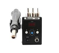 Soldering Station 858D 700W 110V/220V Hot Air Gun LED Digital Soldering Desoldering BGA ESD Heat Gun Solder Rework Station Charge Repair Tools (Color : Set-3)(Set)