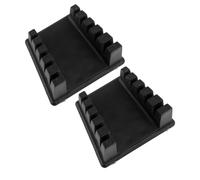 Soldering Station Clamp 2Pcs Welding Soldering Holder Soldering Stand, 5 Slots Different Sizes Wire Welding Holder Stand Plastic Bracket, Soldering Wire Holder Stand