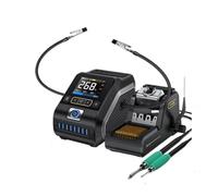 Soldering Station, DWS-200 200W Power Repaid Heating Soldering Iron Staion C210 C245 Solder Handle Electronic Welding Rework Station(DWS-200 F210-3 Tips)