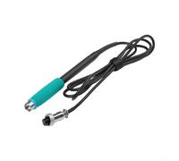 Soldering Station Handle 5Pin or for JBC 6PIN Replacement for C245 C115 Tips Compatible with SUGON Electric Soldering Iron Tool Metal 304 Stainless Steel Green Black(C245-5PIN)