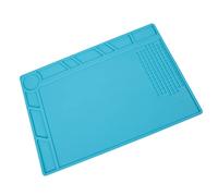 Soldering Station Heat Insulation Pad - Non-Slip Silicone Mat for Watch Repair, 500°C Resistant, Phone and Electronics Maintenance Platform