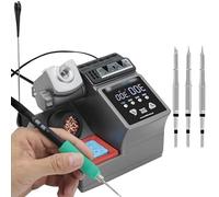 Soldering Station Kit, 120W Digital LCD Display with 3 Quick Change Tips, Adjustable Temperature 212℉-842℉ - Professional Precision Soldering Tool