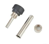 Soldering Station Replacement Kit for 936 Iron Head - Includes Socket, Stainless Steel Nut & High-Temp Electric Wood Handle, Heat-Resis