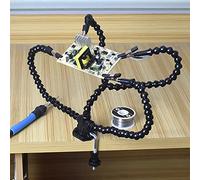 Soldering Station, Soldering Helping Hands Soldering Third Hand Tool with Light Magnifying Glass Four-Claw Repair Tools for Electronic Repair Soldering Crafts