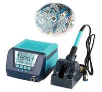 Soldering Station Tools Kit, Digital Soldering Station, Anti-Static, with 3 Temp Preset Channels, 4 Extra Iron Tips, Auto Sleep & Standby,°C/°F Display, ESD Safe for Electronics