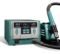 Soldering Station with Adjustable Air Volume, 212-932°F Temperature Control, 120 Levels, 3 Programmable Settings & 4 Memory Channels for Factory Use