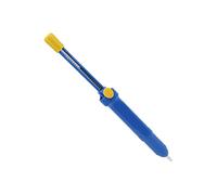 Soldering suction pen, solder vacuum cleaner manual operation strong suction power for electronic soldering (blue)