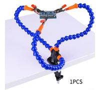 Soldering Third Hand Tool Featuring Three Adjustable Arms and Swivel Clip Brackets for Ease of Use (A)